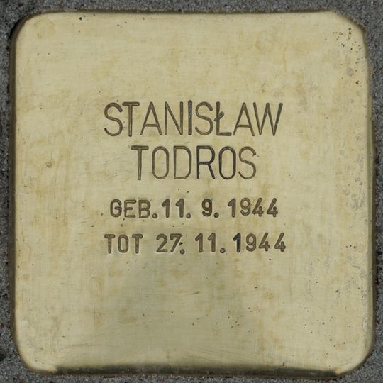 Stolperstein dedicated to Stanisław Todros