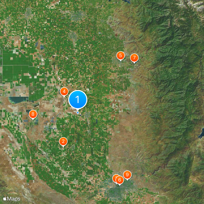 North Kern State Prison Mappa
