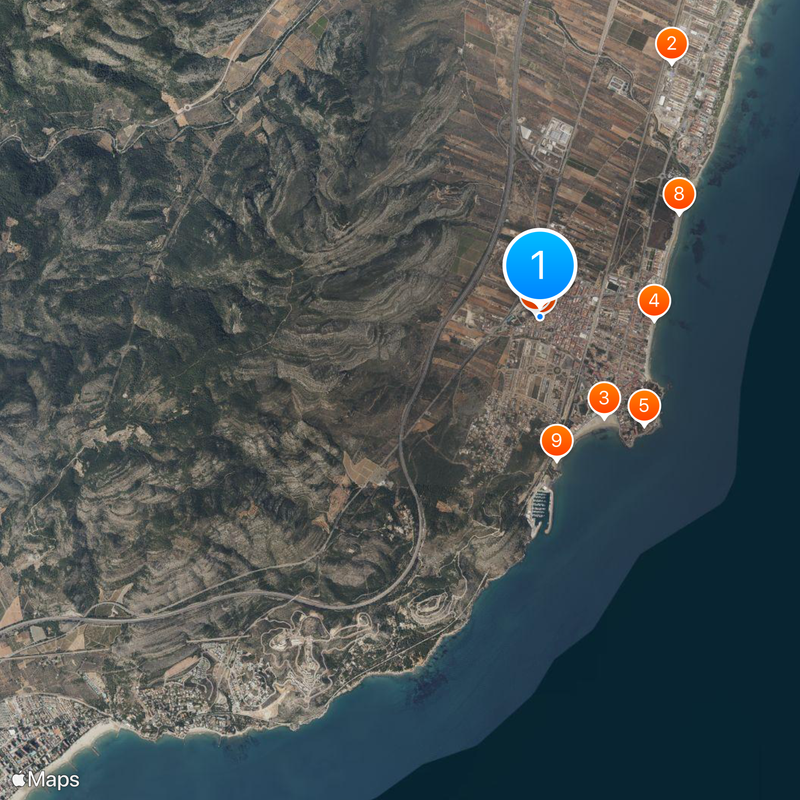 Oropesa del Mar Mappa