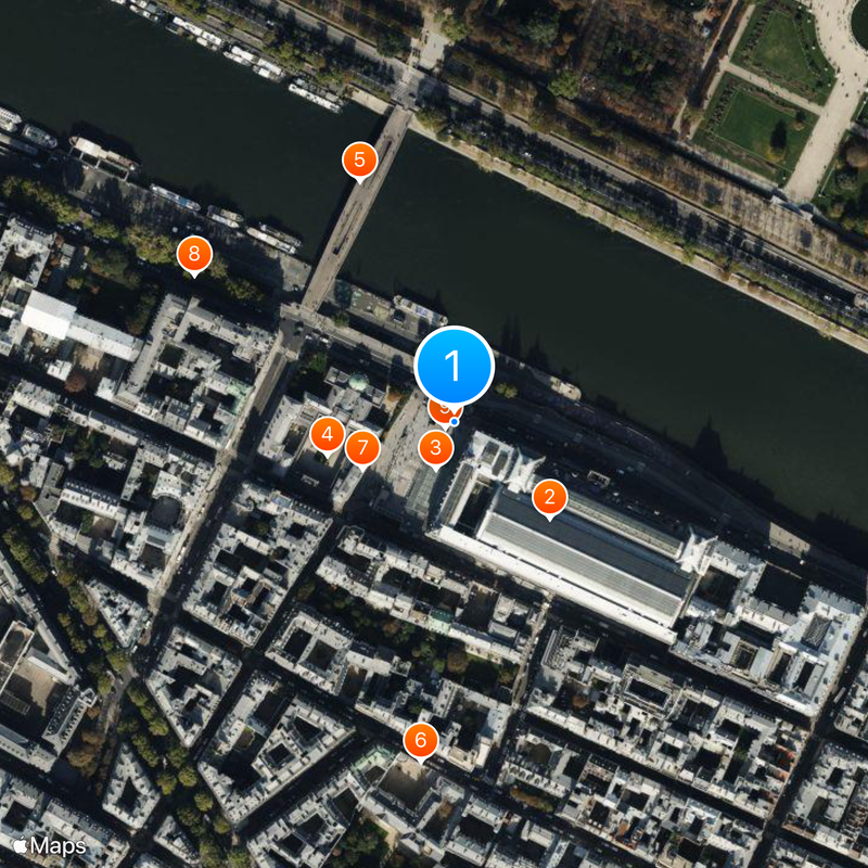 Musée d'Orsay Map