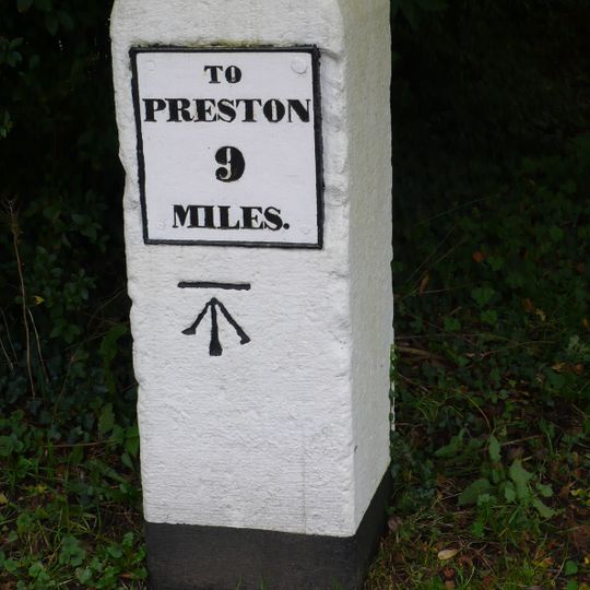 Milestone, The Hawthorns, jcn The Green