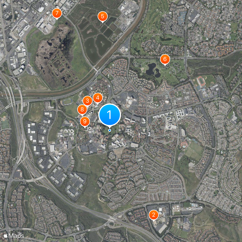 University of California, Irvine Map