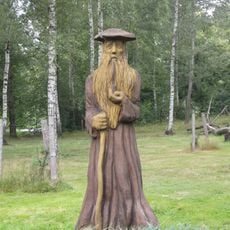 Statue of Rübezahl in Hájemství