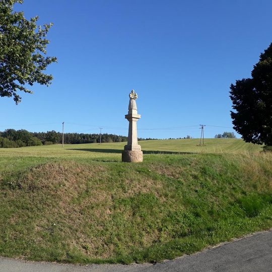 Socha svatého Antonína Paduánského u Řemešína