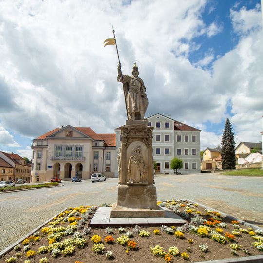 Statue of Saint Wenceslaus in Pacov