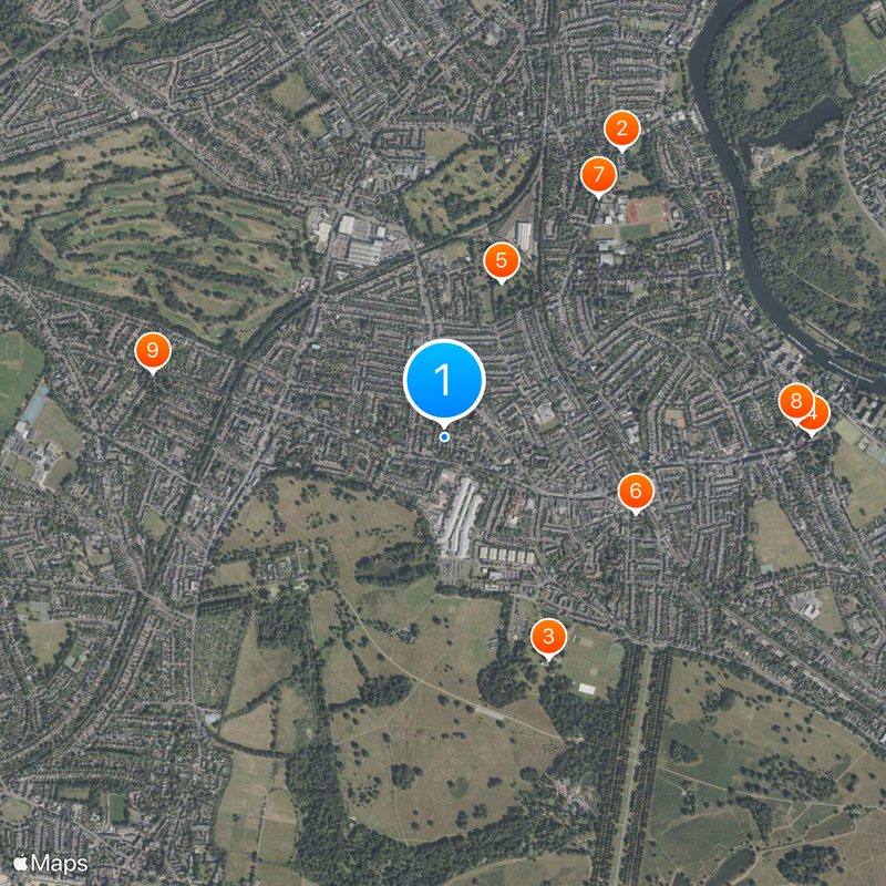 Twickenham Map