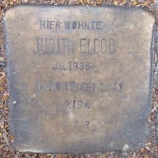 Stolperstein dedicated to Judith Eldod