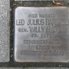 Stolperstein en memoria de Leo Julius Raphaeli