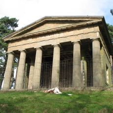 Temple Of Theseus About 1/2 Mile North Of Hagley Hall