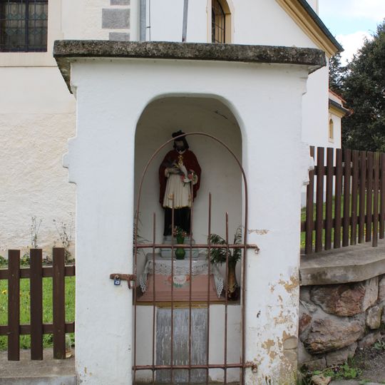Chapel-shrine near Church of Saint James the Greater in Popovice