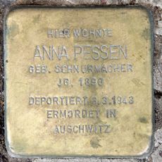 Stolperstein dedicated to Anna Pessen