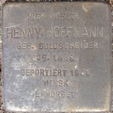 Stolperstein dedicated to Henny Hoffmann