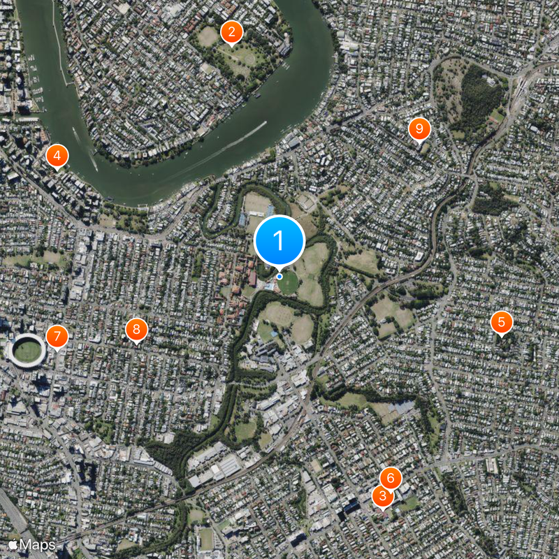 Anglican Church Grammar School Map