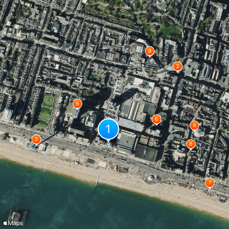 Grand Brighton Hotel Mappa