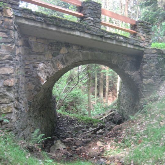 Altstraße und Brücke "An der Schwarza"