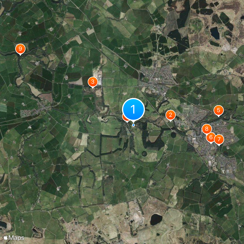 Dumfries House Karte