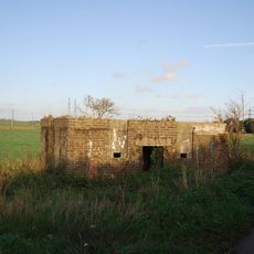 Type 24 Second World War pillbox south of Abbots Court Cottages, Hoo St Werburgh