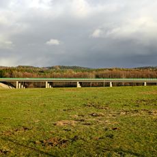 Bridge on the highway D6 near Šabina