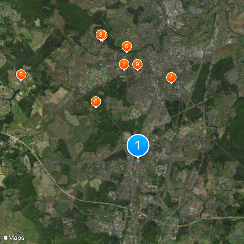 Klimovsk Map