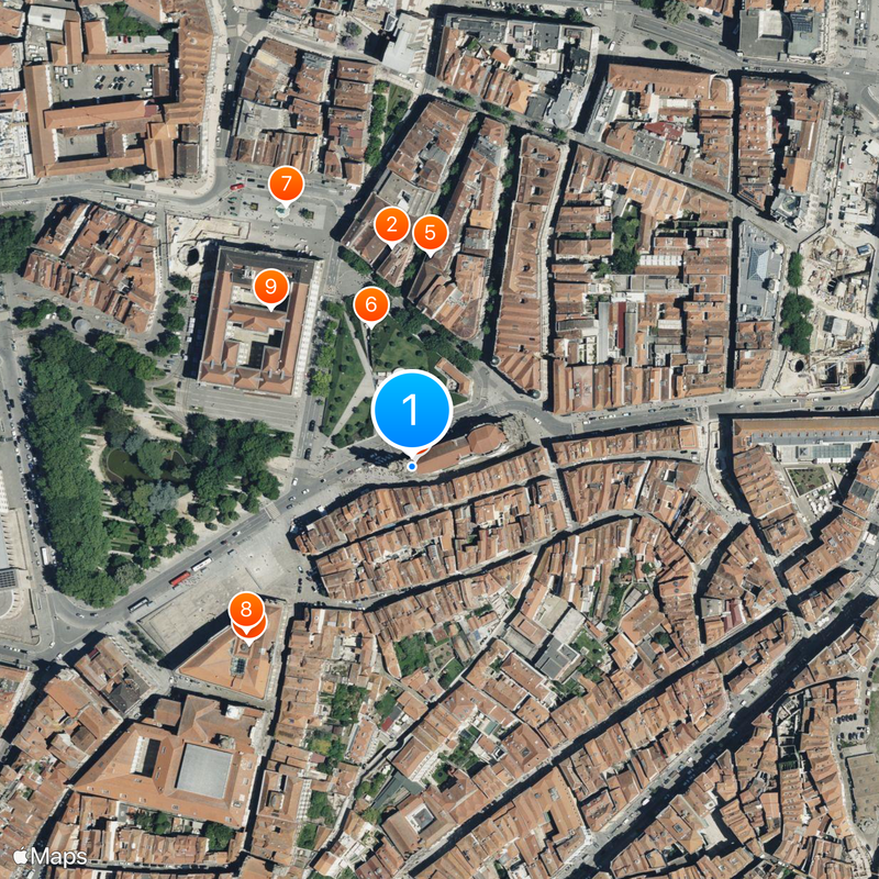 Iglesia y Torre de los Clérigos Mapa