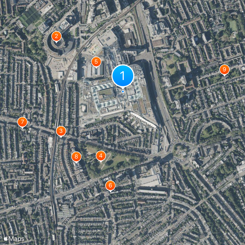 Westfield London Map