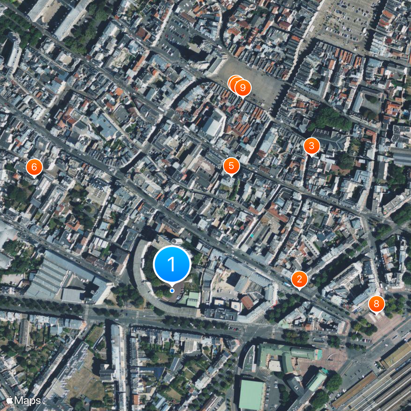 Lycée Gambetta-Carnot Map