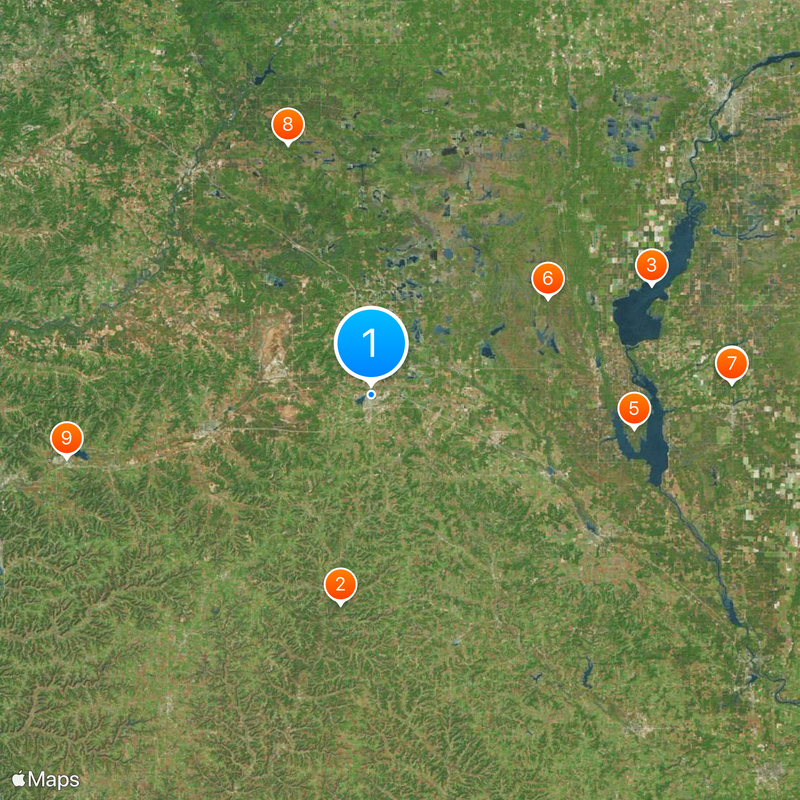 Tomah Map