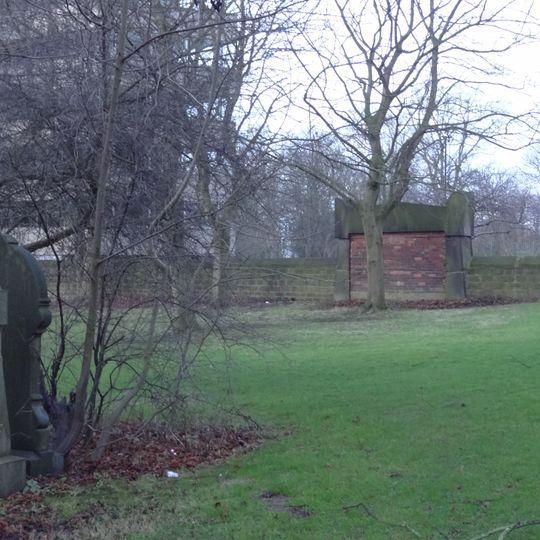 Cemetery Wall With Blocked Gateway On North West Side
