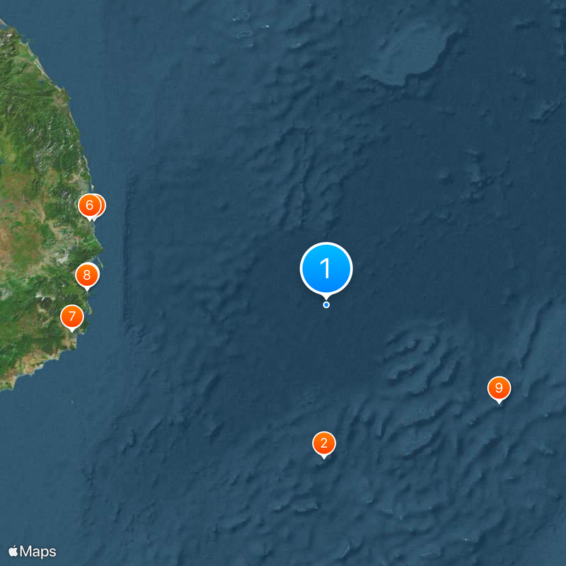 Morze Południowochińskie Mapa