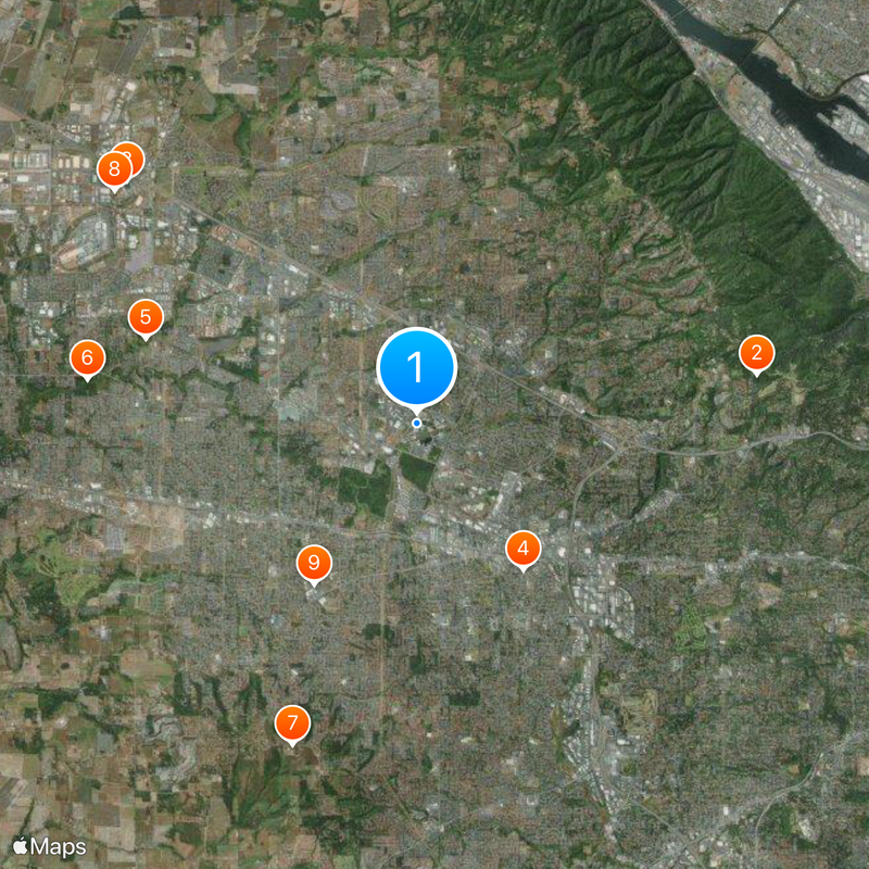 Nike World Headquarters Map