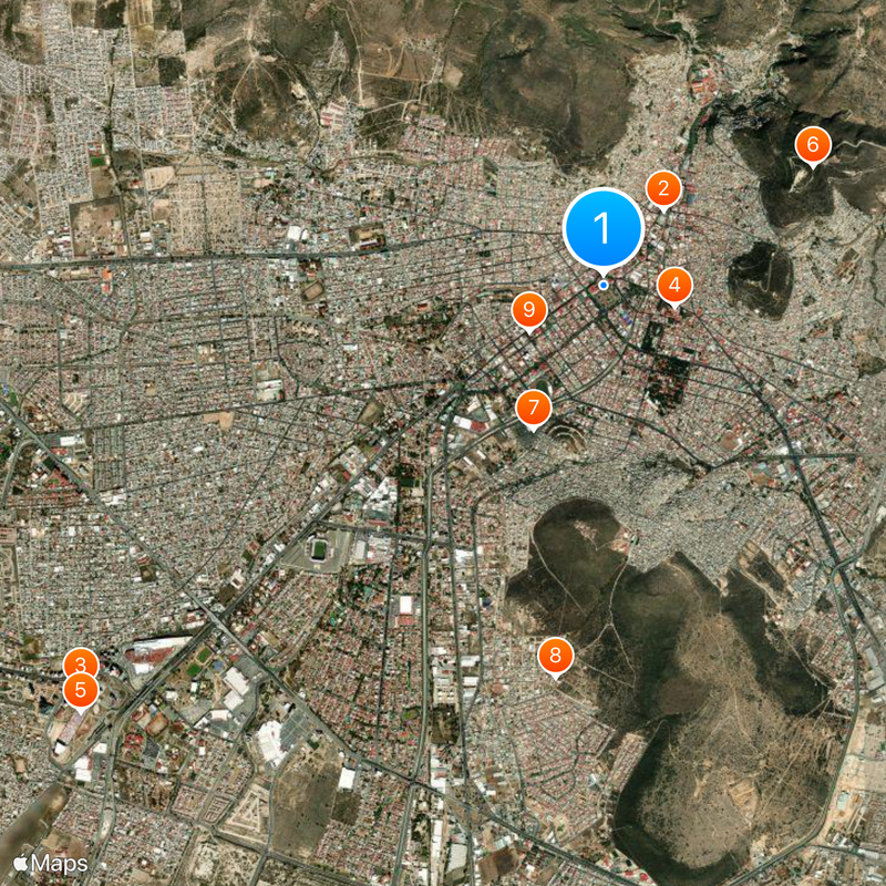 Pachuca Mapa