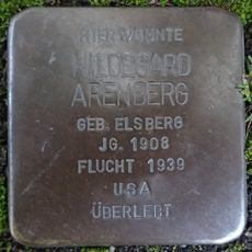 Stolperstein dedicated to Hildegard Arenberg