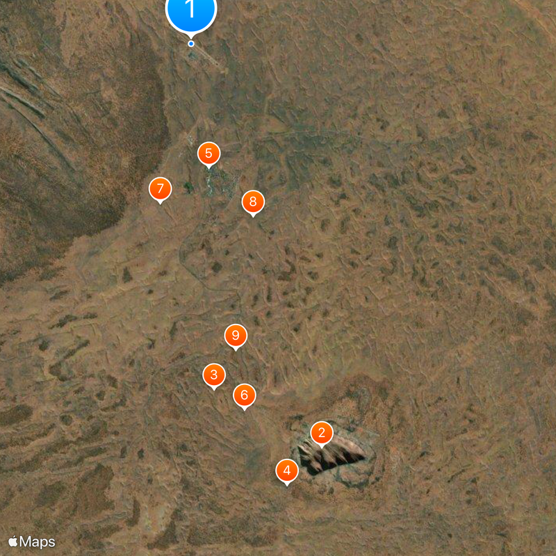 Ayers Rock Airport Map