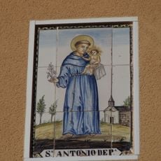 Ceramic panel of Saint Anthony of Padua