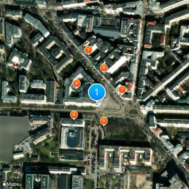 Warsaw University of Technology Map