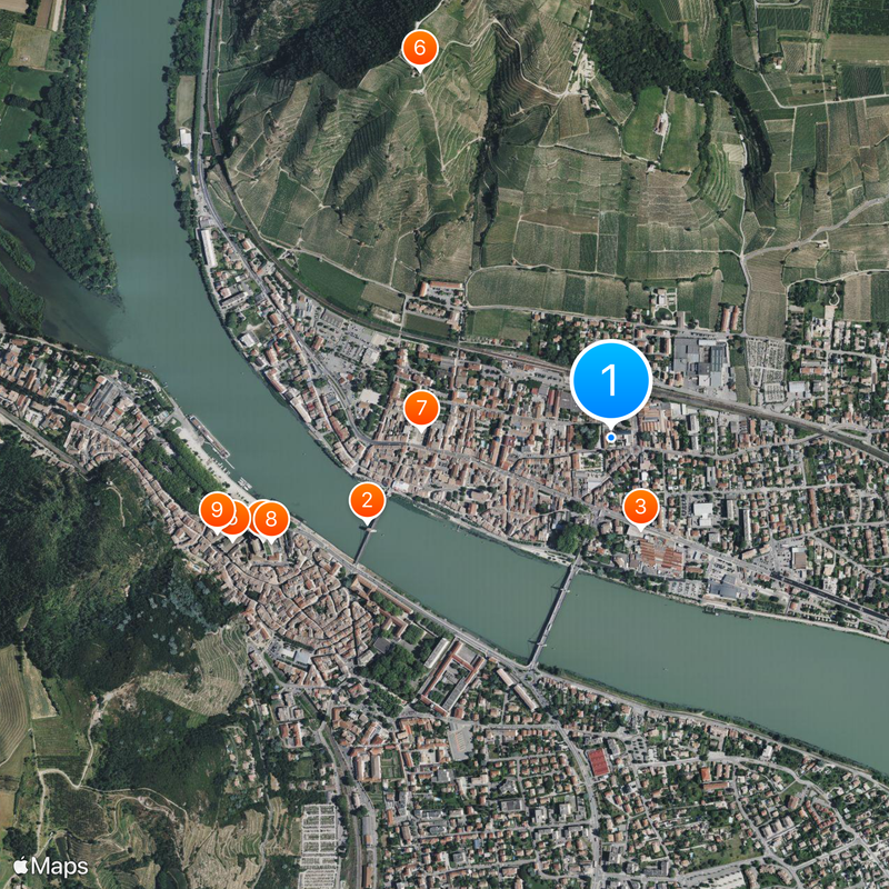 Tain-l'Hermitage Map