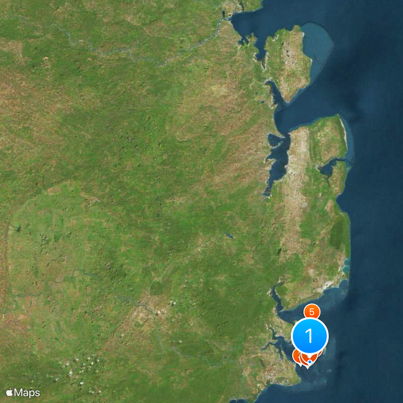 Isola di Mozambico Mappa