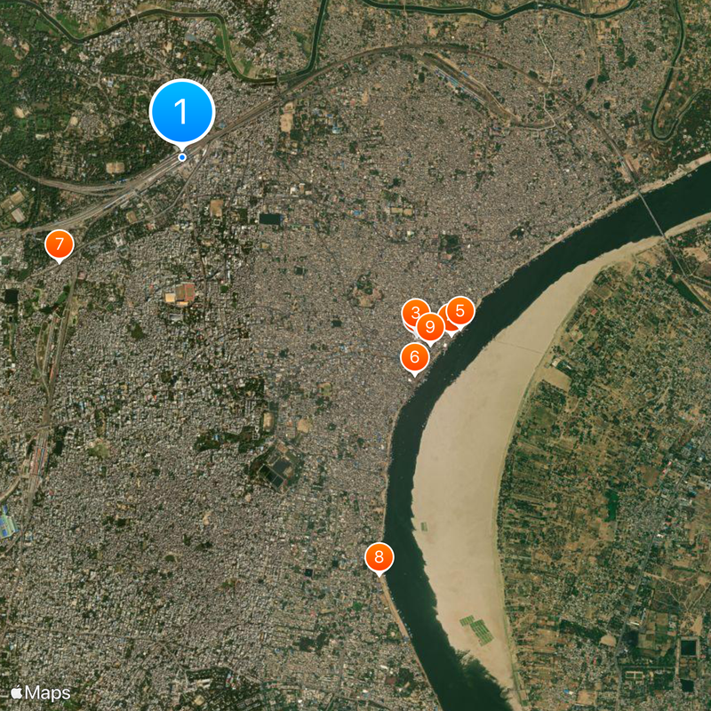Varanasi Junction railway station Map