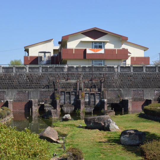Tatsuta polder sluice gates