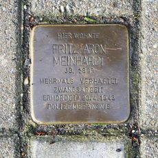 Stolperstein dedicated to Fritz Meinhardt