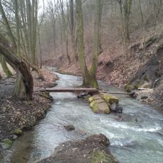 Lávka k prameni u Havlíčkova mlýna