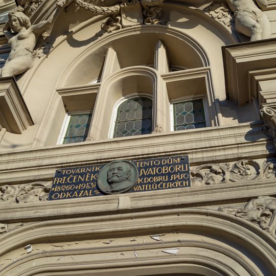 Pamětní deska Františka Čeňka v Praze