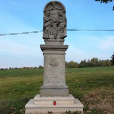 Sloup se sousoším Nejsvětější Trojice a svaté Rodiny