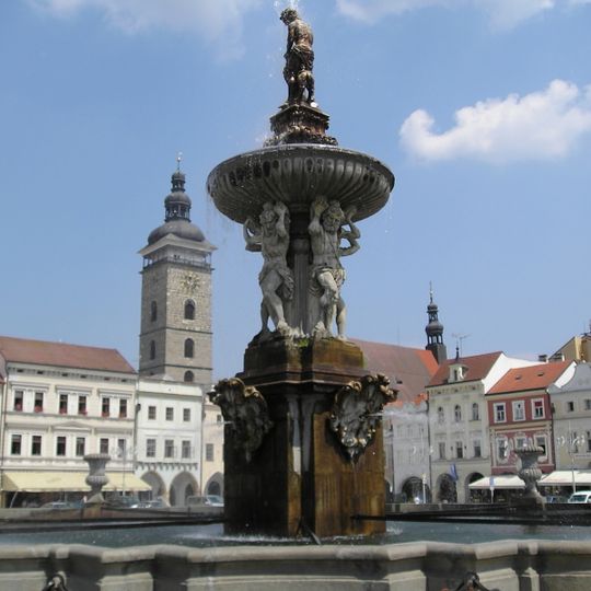 Fuente de Sansón en České Budějovice