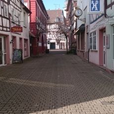 Pedestrian zones in Lauda