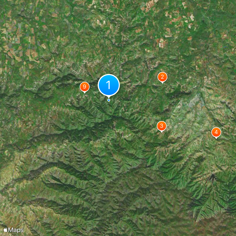 Golden Gate Highlands National Park Map