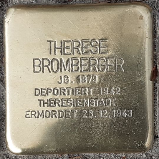 Stolperstein für Therese Bromberger
