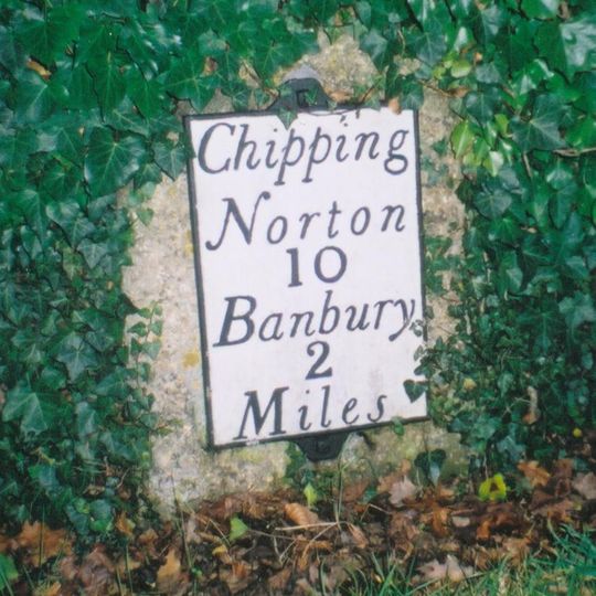 Milestone Approximately 200 Metres North West Of Bloxham School