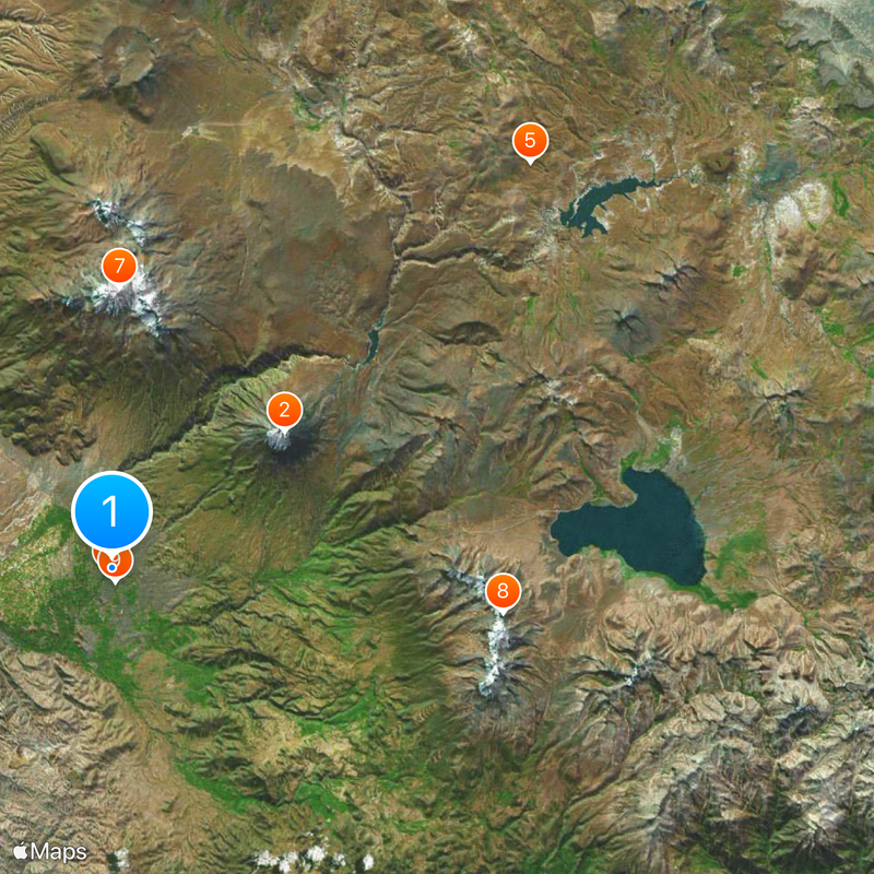 Plaza de Armas of Arequipa Mappa