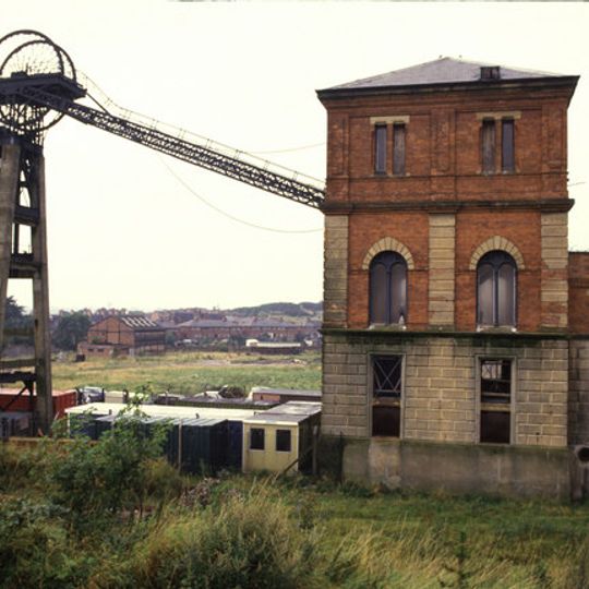 Winding House And Headstocks At Bestwood Colliery